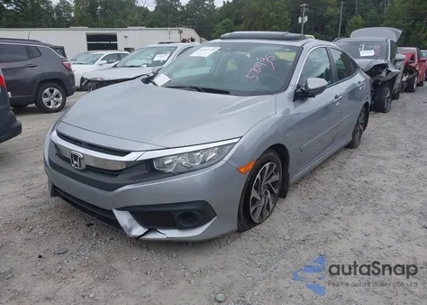 2018 Honda Civic Ex из США, поврежденный, VIN 2HGFC2F86JH570495